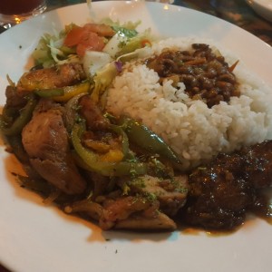puerco salteado
