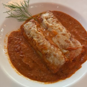 Caneloni de cordero 