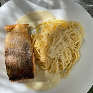 Salmon cuatro quesos 