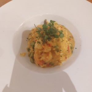 risotto con langostinos 