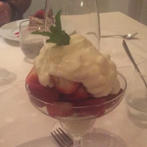 fresas con crema 