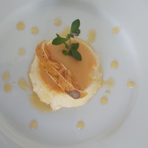 Flan de naranja 