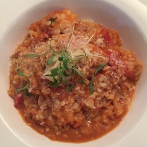 Risotto de langostinos
