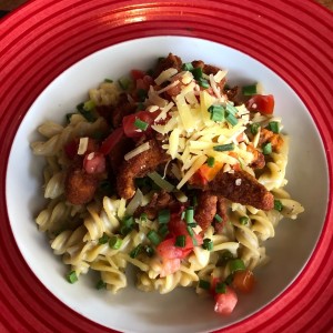 Creamy Buffalo Chicken Pasta