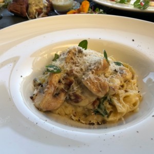 Pasta salsa blanca