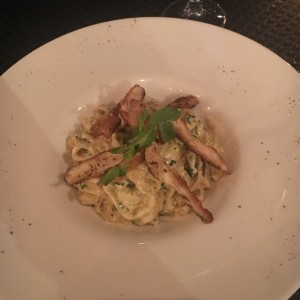 pasta alfredo con pollo