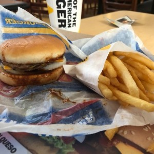 Double Barbecue Hamburger