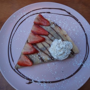 Crepa de Nutella y fresa
