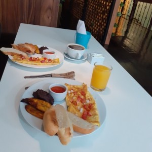 Desayuno tradicional.