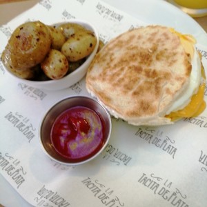 Muffin de huevo y tocino