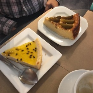 Cheesecake de higo y maracuya