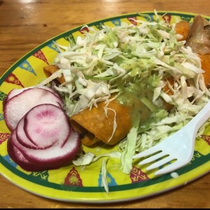 flautas de carne