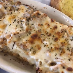 lasaña de salsa blanca 