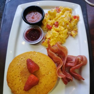 Desayuno de panqueques 