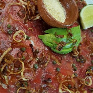 Entradas - Carpaccio de Res