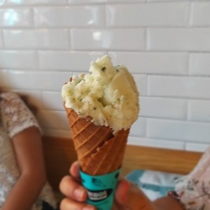 Helado de Limon con pepino y tajin