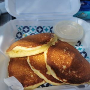Hot cakes de elote