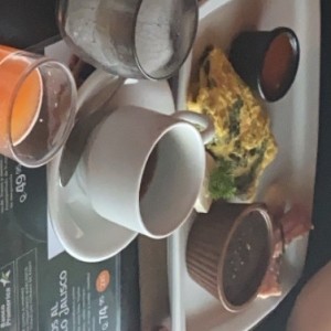 Omelette de espinaca