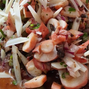 Otros Platillos - Carpaccio de Pulpo