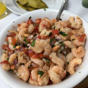 Ceviche de camaron grande