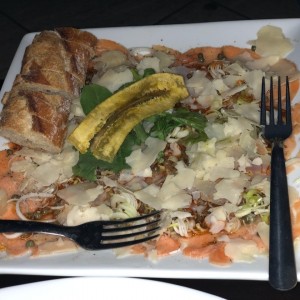 carpaccio de salmon