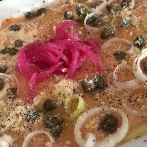 Carpaccio de salmon 