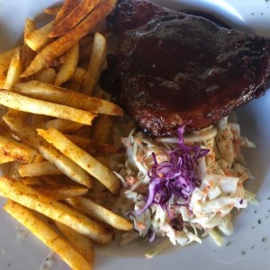 1/2 de costilla BBQ