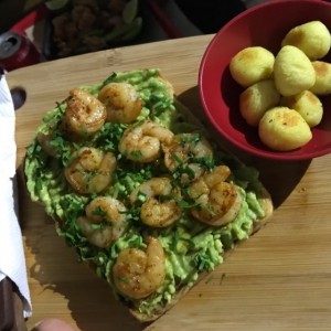 toast de camaron 