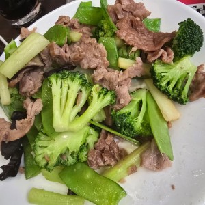 lomo con shitake sin shitake