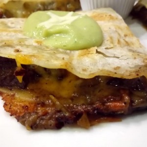 Beef Quesadillas! tasty! 