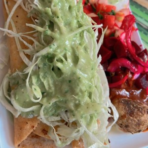 Flautas de pastor con queso