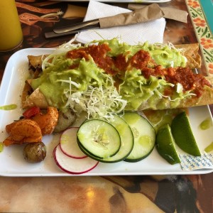 Flauta Pastor con Queso