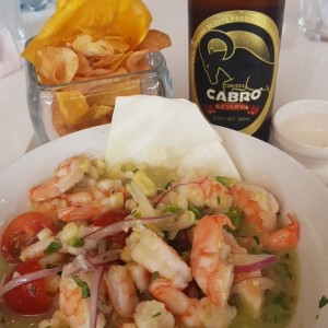 ceviche de camaron de mi tierra
