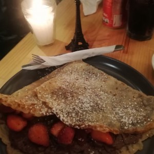 Crepes Dulces - Nutella Fresa