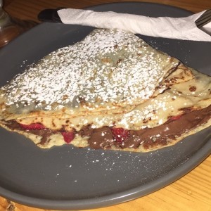 Crepes Dulces - Nutella Fresa