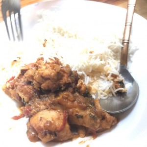 pollo y arroz