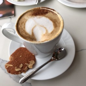Capuchino saborizado con Frambuesa