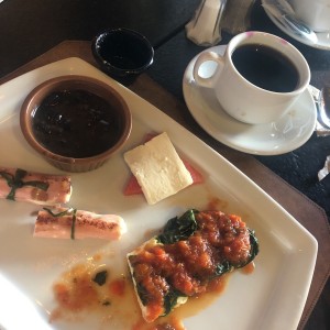 Omelette de Espinaca (Bajo en grasa)