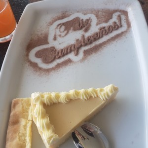 Pie de queso y limon