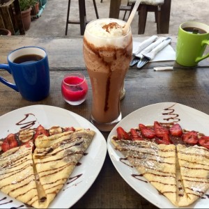 Nutella Banano y Fresa