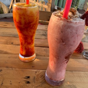 Bebidas - Frappé Fresa