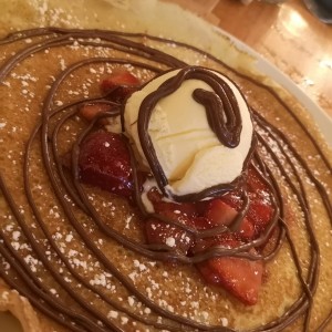 Crepe Nutella y Fresas