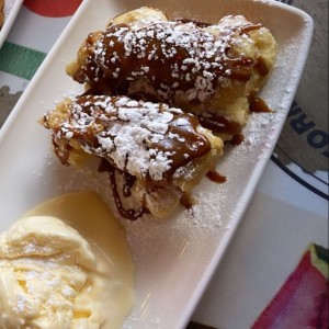 helado con crepa