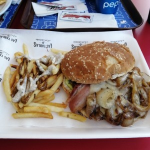 Hamburguesa caramelada 