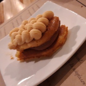Pie de queso. Delicioso.