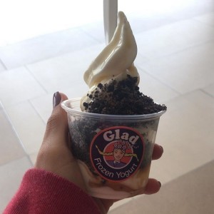 Frozen Yogurt - Pequeño, con topping de caramelo y oreo