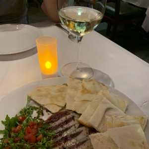 Entradas - Carpaccio de Pato