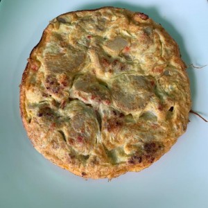 Tortilla de Papa con Chorizo