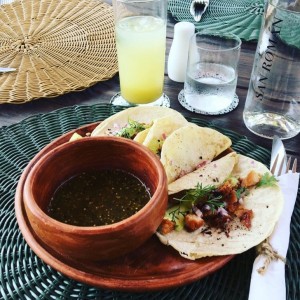 Belly pork tacos