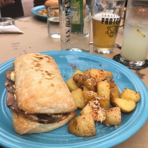 sandwich de jamon y queso